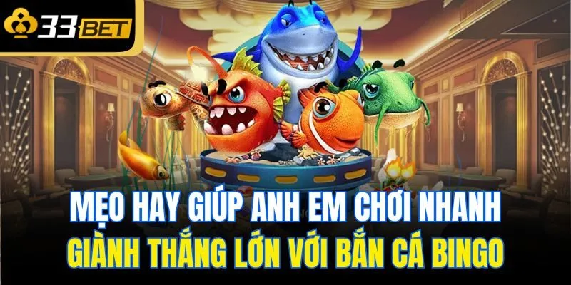 Mẹo hay giúp anh em chơi nhanh, giành thắng lớn với bắn cá Bingo