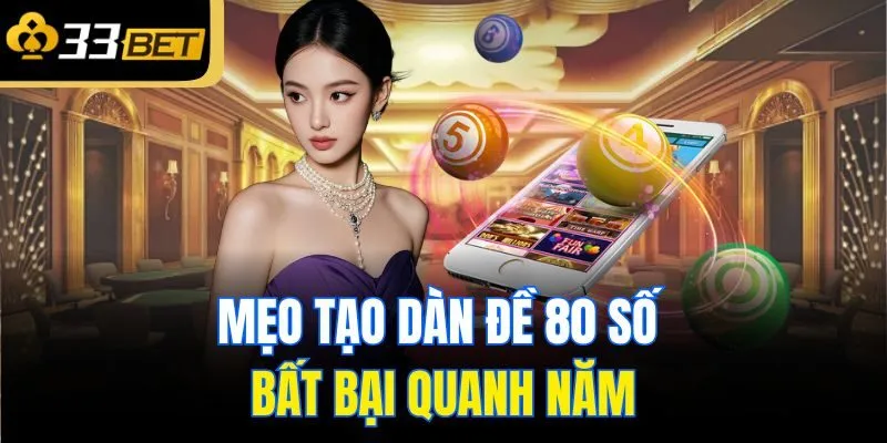 Mẹo tạo dàn đề 80 số bất bại quanh năm